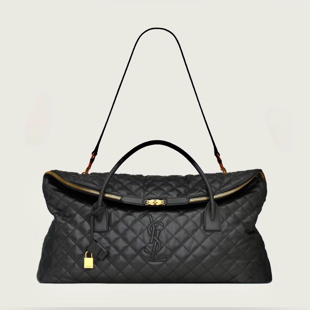 🔥 YSL - Saint Laurent ES Giant Travel Weekender Bag in quilted leather